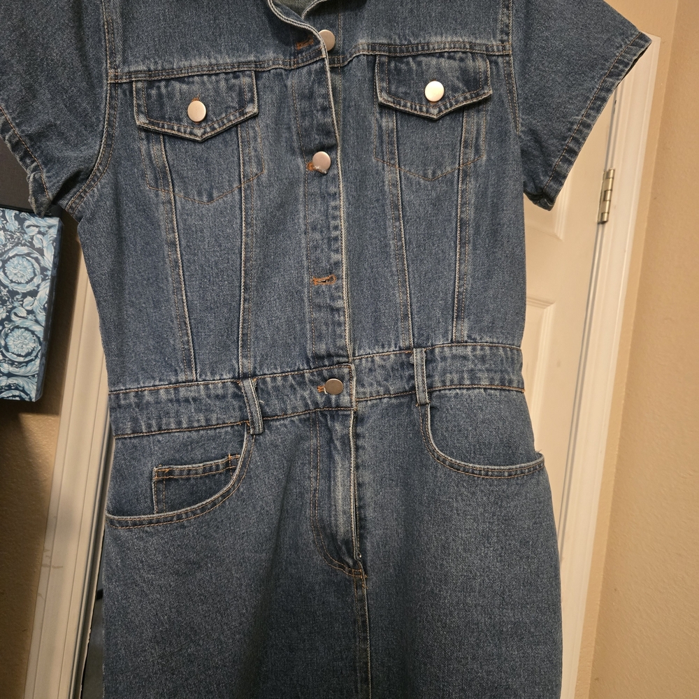 Lulu's Blue Denim Mini Dress
